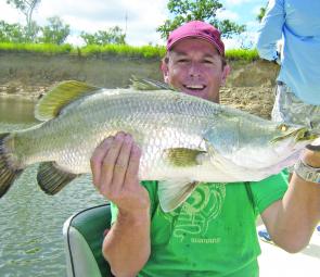 The barra came thick and fast on the Archer River. 